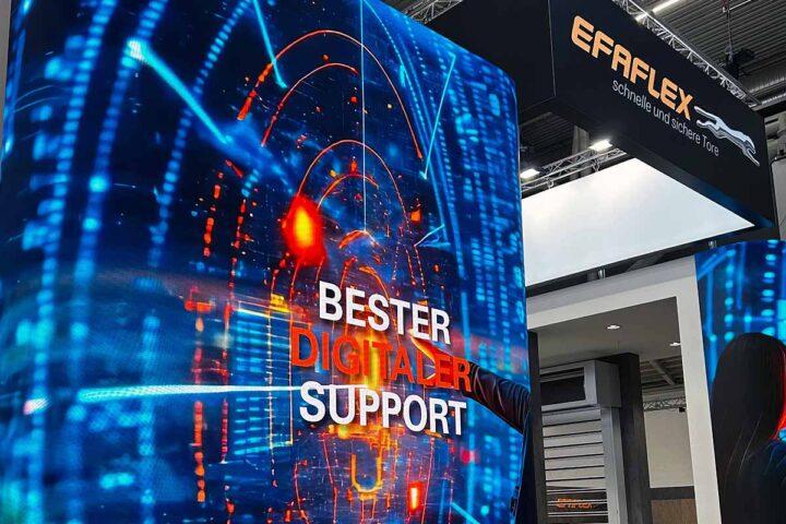 Efaflex auf der Bau 2025 iin München - Digitaler Support