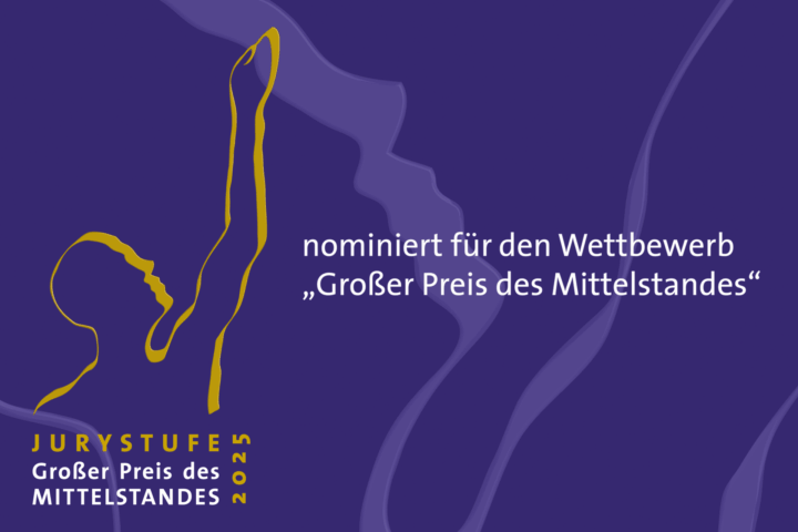 Wir sind nominiert für den großen Preis des Mittelstandes 2025