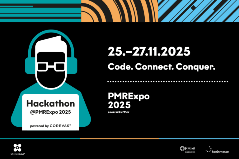 Banner Hackathon@PMRExpo 2025, 25. - 27.11.2025 in Köln