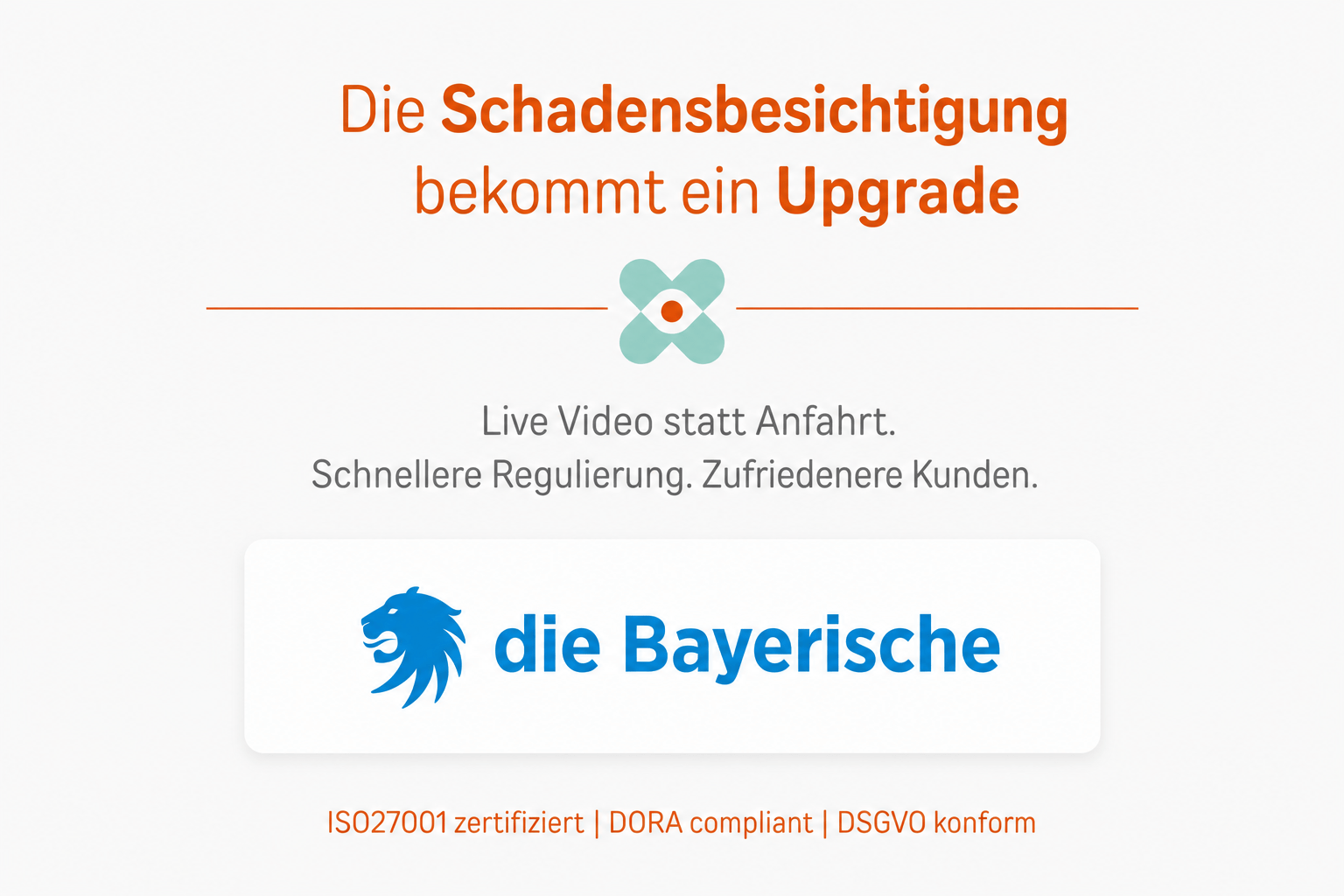 Videoschadensbesichtigung bei der Bayerischen mit EmEye-T